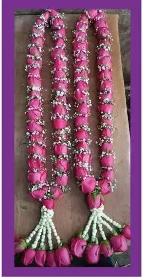 Pink Rose Varmala